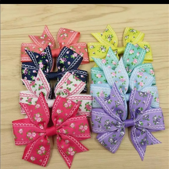 👒Cute pony Tie  Bows n clips👒 - Picture 5 of 15